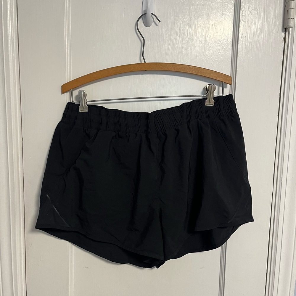 All in Motion Black Athletic Shorts Lightweight Elastic Waistband